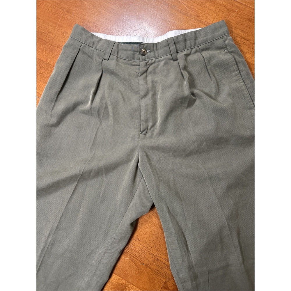 Brooks Brothers Golf Pants Men's Size 32 Green - Picture 4 of 14
